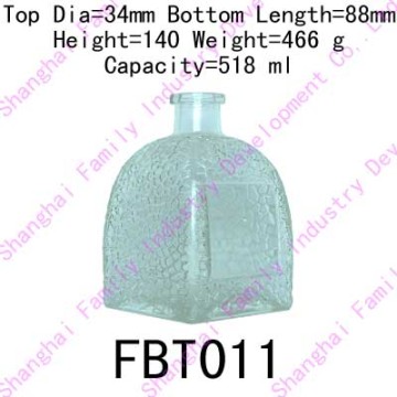 glass wine  bottle