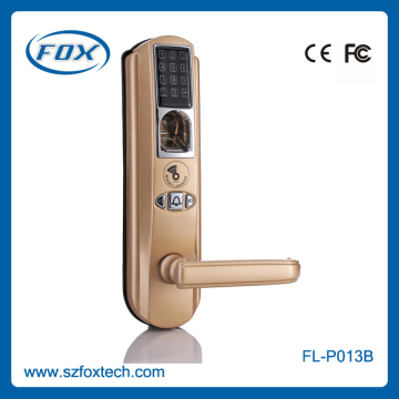 Diamond quality noble design fingerprint door lock