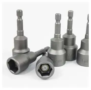 Professional Magnetic Socket Wrench Set with Nut Setter