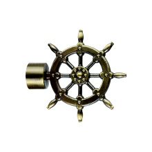 Carriage wheel Curtain Rods