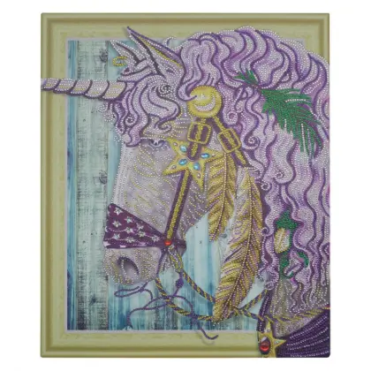 Diamond painting canvas unicorn