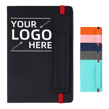 Custom Printed Logo Notebook | Wholesale A4 A5 A6 PU Leather Journals