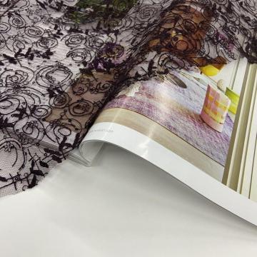 Vogue Multiple Ring Geometry Embroidery Fabrics