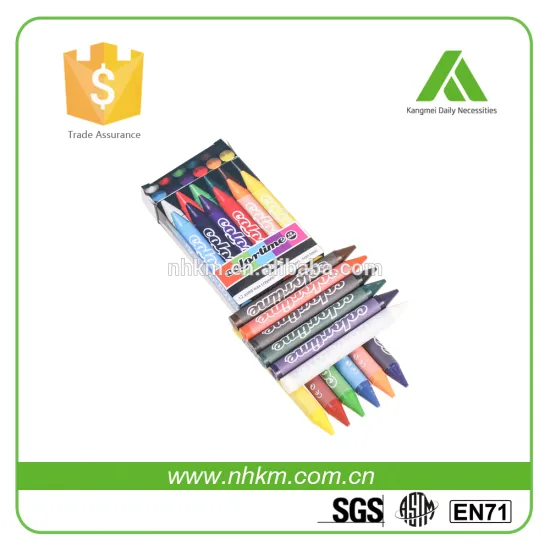 Good quality Paper Box 12 Color Crayon square wax crayon