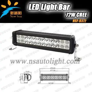 NEW led atv light bar,double row led work light bar,9-30v dc available