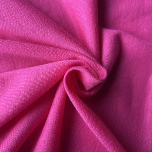 Tela de jersey individual de tejido de poliéster de camiseta de verano