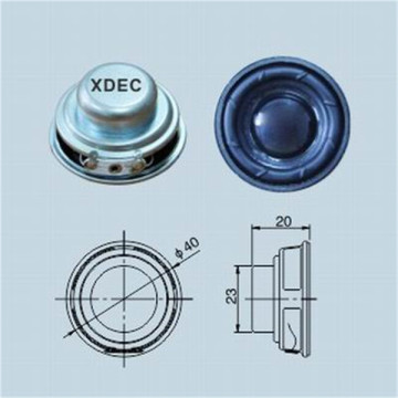 Μικρό ηχείο πολυμέσων 40mm 4ohm 3W