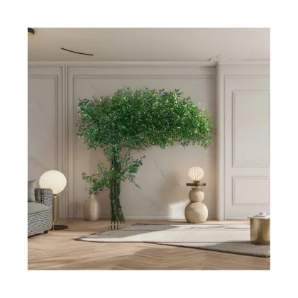 Linwoo Large UV Certified Artificial Banyan Tree for Home Decoration