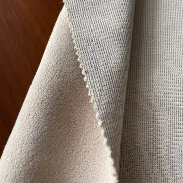Hygroscopic Double Layer Cvc Knit Bonding Fleece Fabric