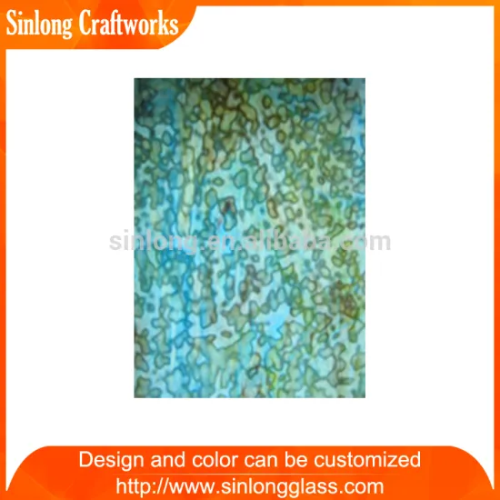 fused colored glass for decoration