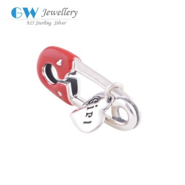 Heart Shape Lock And Key Charms Wholesale Floating Silver Charms