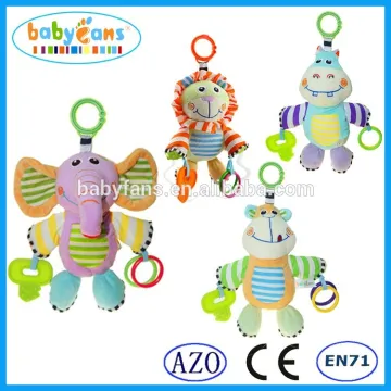 Babyfans baby learning toy educational plush toys lovely baby teething toys animal shaped bells