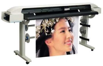 Water Based Inkjet Printer With Automatic Media Take-up &amp; Feeder System Windows Nt / 2000