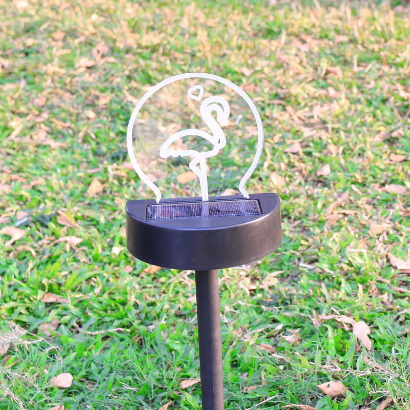 3d Solar Lawn Light