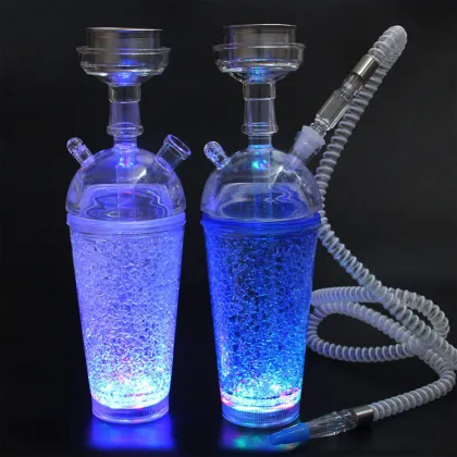 Portable Plastic Cup Hookah Hose Tips Plastic Hookahs