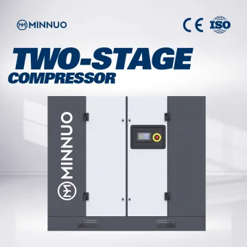 High efficiency two stage screw air compressor airend element with certification