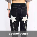 Black Stars Custom Women's Denim Pants