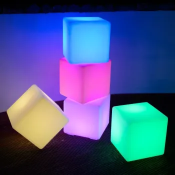 RGB Color Changing IP68 Waterproof LED Cube Chair Lighting