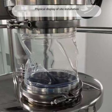 Transparent Food-Grade TPU Chuck Type Flexible Connector for Visual Powder Flow Inspection