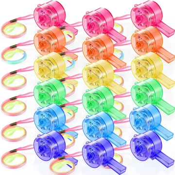 Hot Selling Smiley Whistle Football: Plastic Glowing Toy for Parties