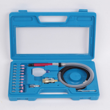 Professional Air Micro Grinder Kit: 1/8\" Pneumatic Micro Air Pencil Die Grinder with Polishing Tool Set (54,000 RPM, 90psi)