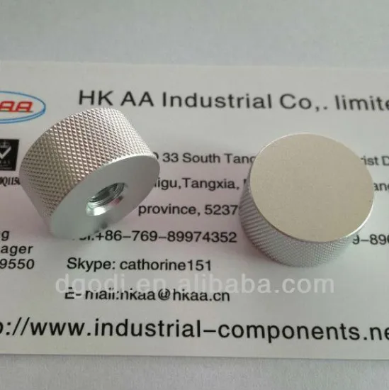 round threaded knurled thumb nuts
