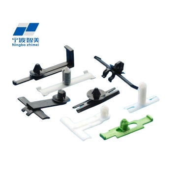 Various lightweight plastic fasteners
