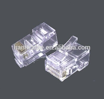 8p8c UTP cat5E rj45 modular plug