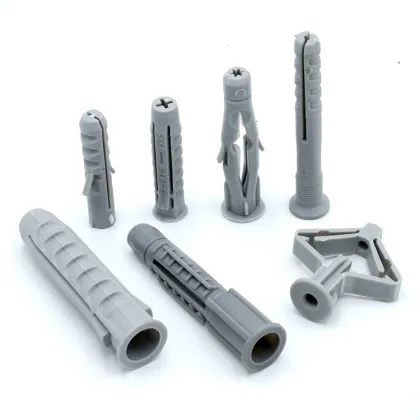 Yellow Plastic Plug Anchor Self-Drilling Drywall Anchors with Screws