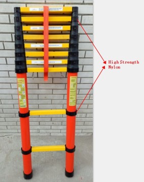 Fiberglass Telescopic Ladder 3.2m to 3.8m - EN131 Certified
