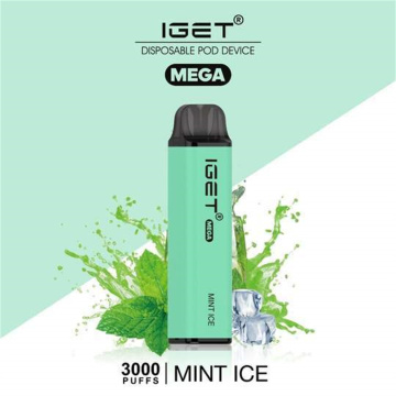 High Quality Original IGET MEGA 3000PUFFS Disposable Vape