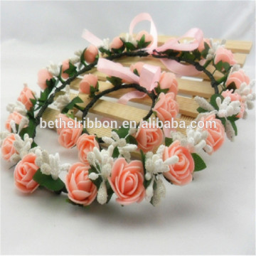 Fashionable hotsell scrapbooking silk flower lei wreaths