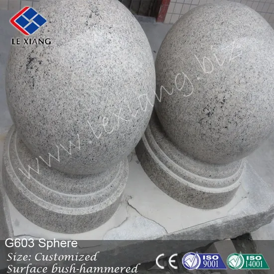 Garden granite ball