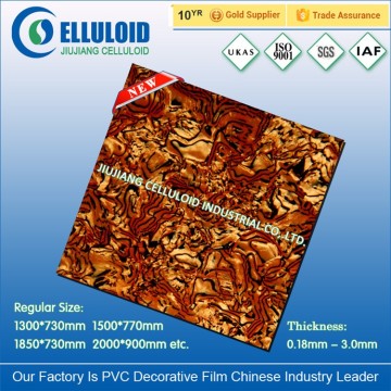 2017 New hot Products PVC decor film Polyvinyl chloride sheet