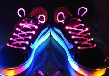 Luminous shoelace