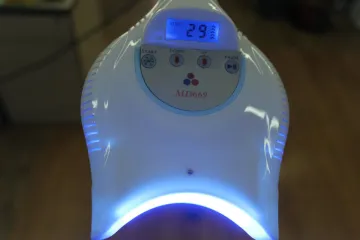 Cool Light Blue , Red Led Teeth Whitening Machine For Dental Clinic