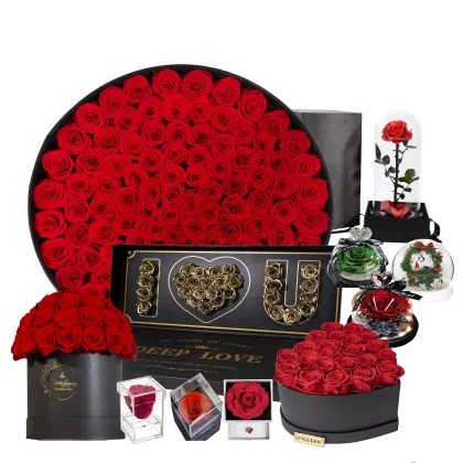 Wholesale Dried Forever Rose in Box