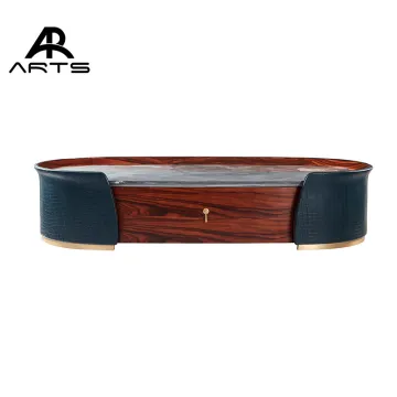 Luxury Marble Coffee Table Set for Modern Living Room