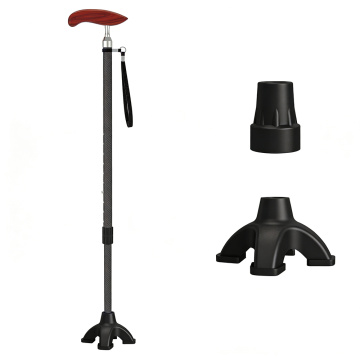 Легкая черная складная эргономичная трость