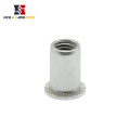 OEM Brass Rivet Knurled nut With Internal Thread