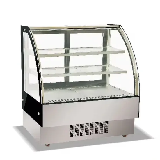 High Quality Glass Showcase Refrigerated Cake Display Fridge for Bakery Store