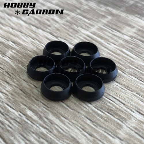 M2 M3 M4 DIN34815 black nylon flat washer