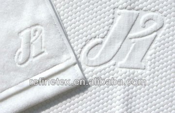 100% cotton, 16s/32s, Hotel bath towel, white
