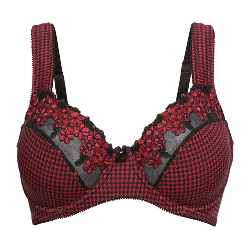 Reggiseno con ferretto stampato taglie forti ricamate in stock