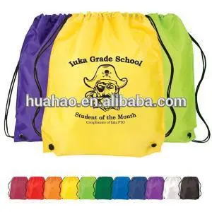 2015 the best quality gym drawstring non woven bags