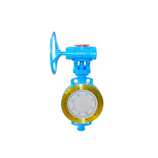 Bi-directional triple eccentric wafer butterfly valve