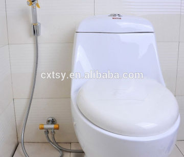Toilet bidet faucet sprayer with hose
