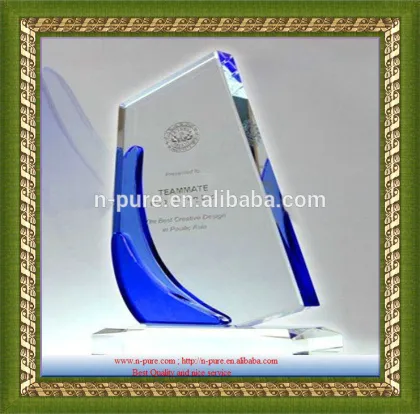 Blank Crystal Trophy,Jade glass trophy crystal trophy