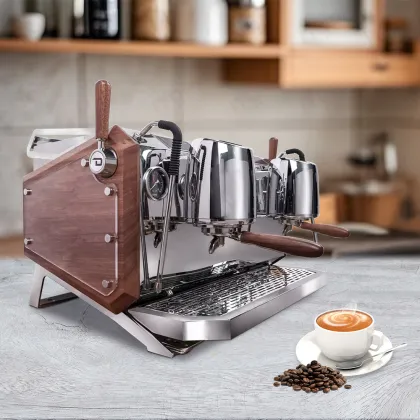 Commercial Professional Double Head Coffee Machine - Two Group Commercial Coffee Maker