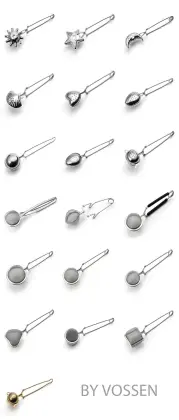 Stainless steel moon/star/sun shaped handle tea infuser